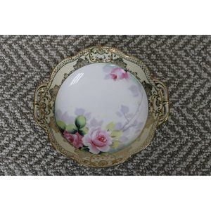 Vintage Noritake Hand Painted Floral Dish